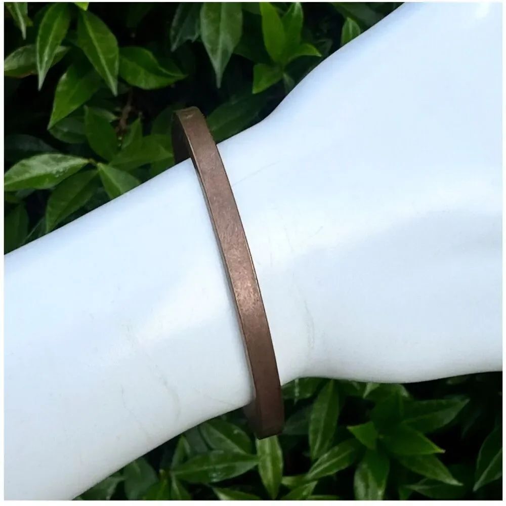 Copper bangle bracelet